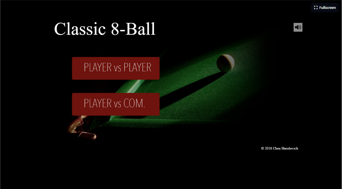 Classic 8 Ball