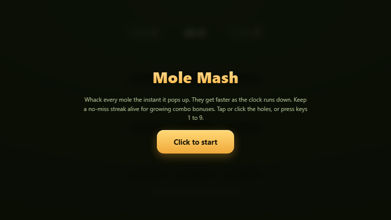 Mole Mash